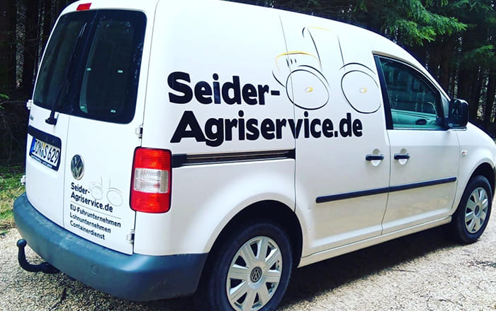 da-Folientechnik - Beschriftung Seider Agriservice